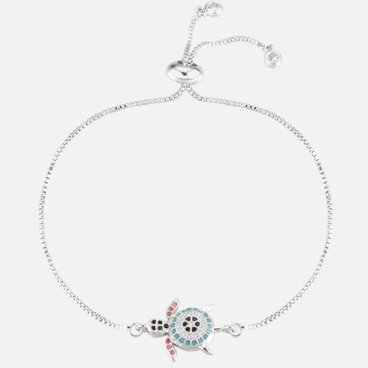 Bracelet Tortue en Zircon et Cuivre