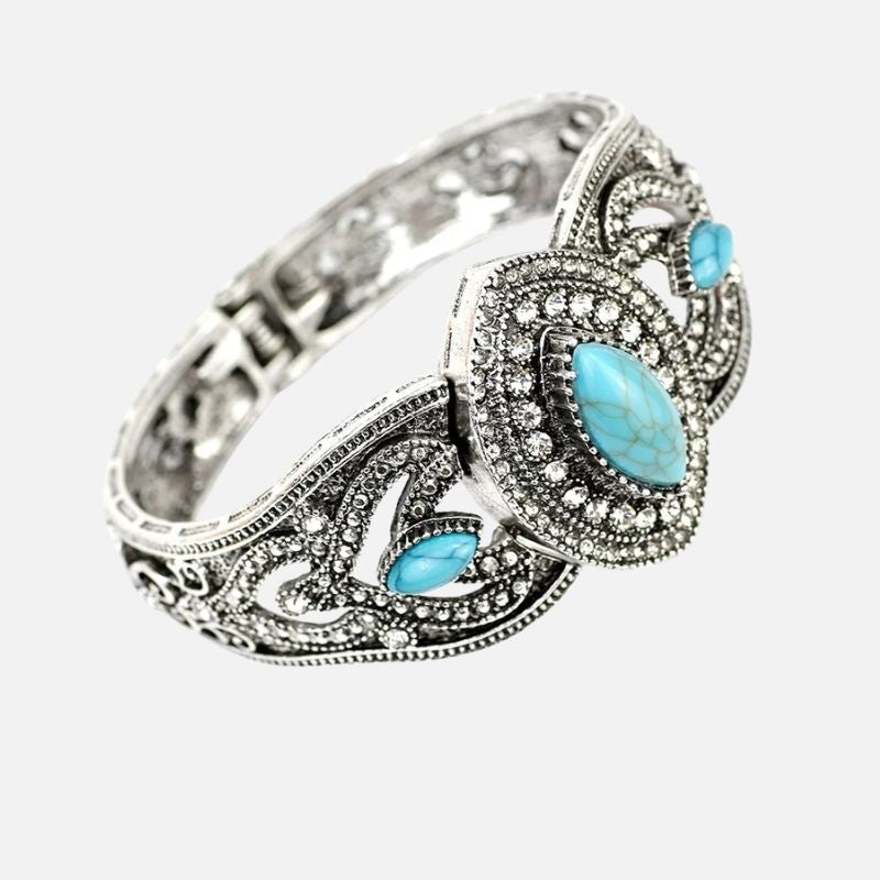 Bracelet Turquoise Femme Manchette Bohème
