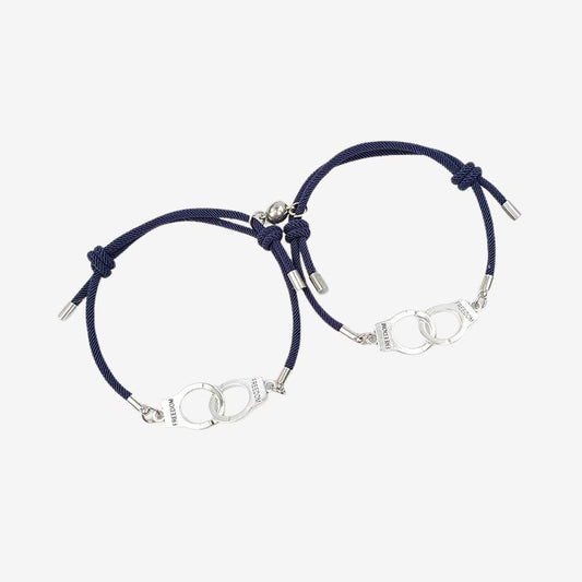 Duo Bracelet Femme Menotte Amitié Aimanté