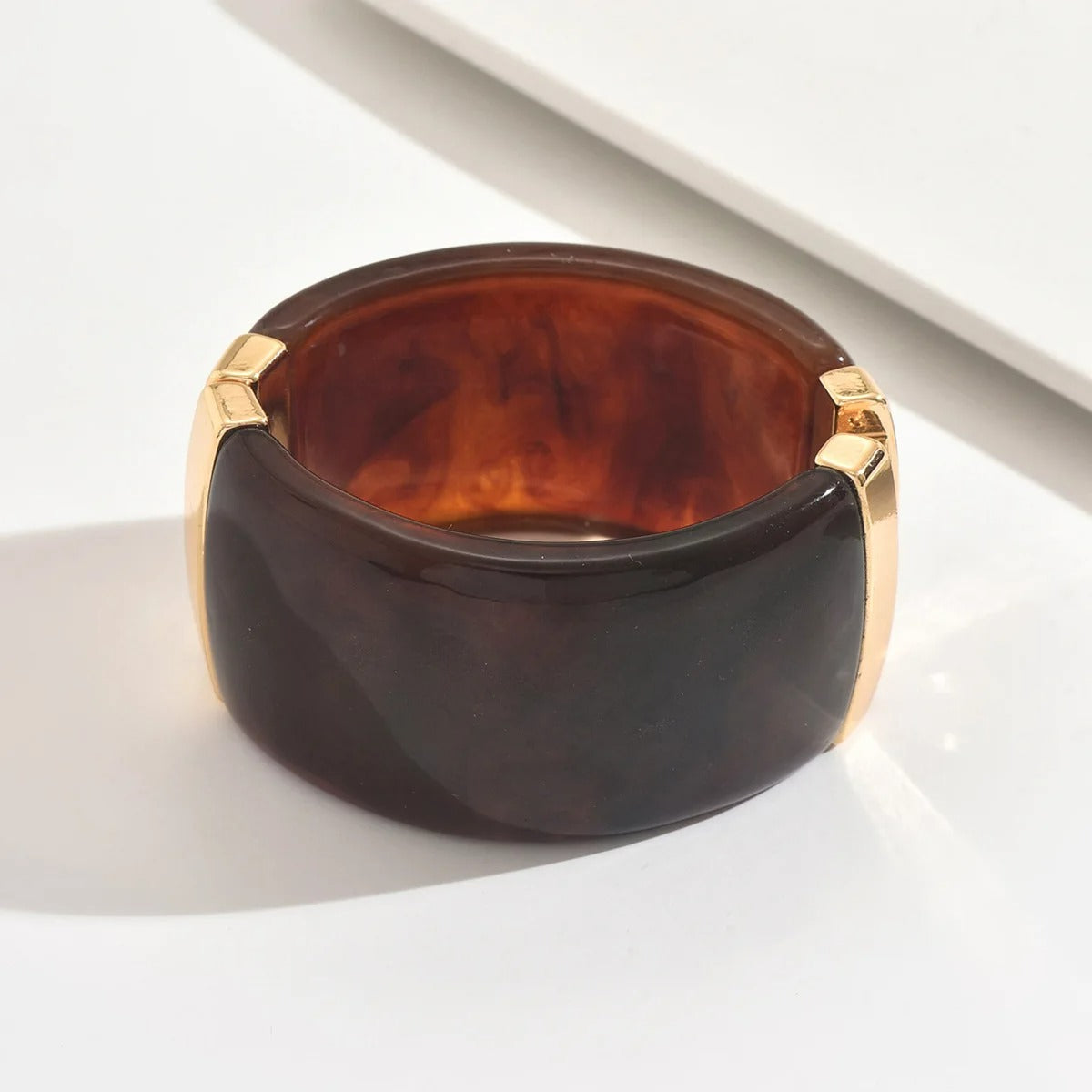 Gros Bracelet Femme Ébène