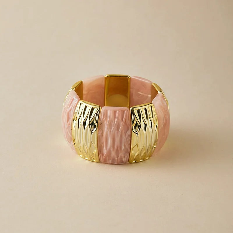 Gros Bracelet Femme Relief Et Lumière