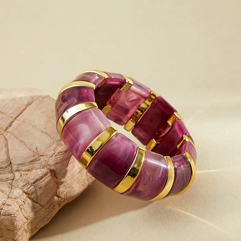 Gros Bracelet Femme Segmenté