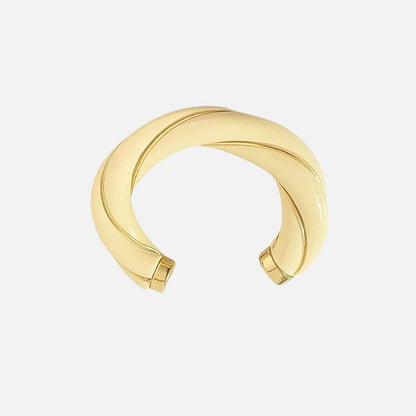 Gros Bracelet Femme Torsadé Finition Émaillée