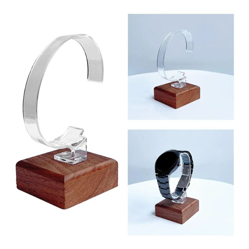 Accessoire Bracelet Présentoir Bois Et Acrylique