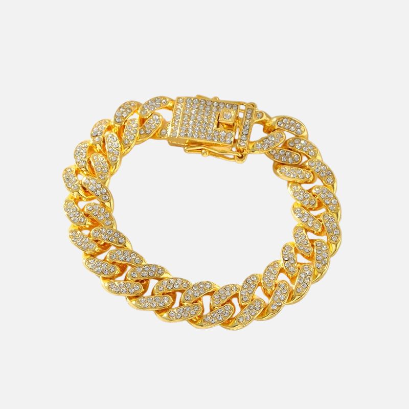 Bracelet Acier Inoxydable Femme Grosse Maille