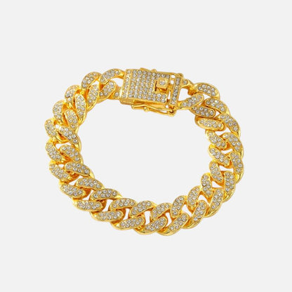 Bracelet Acier Inoxydable Femme Grosse Maille