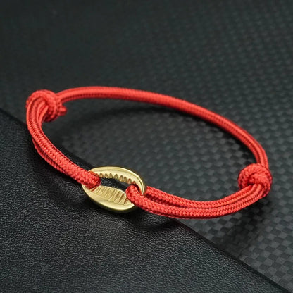 Bracelet Africain Femme Coquillage Acier Inoxydable
