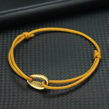 Bracelet Africain Femme Coquillage Acier Inoxydable