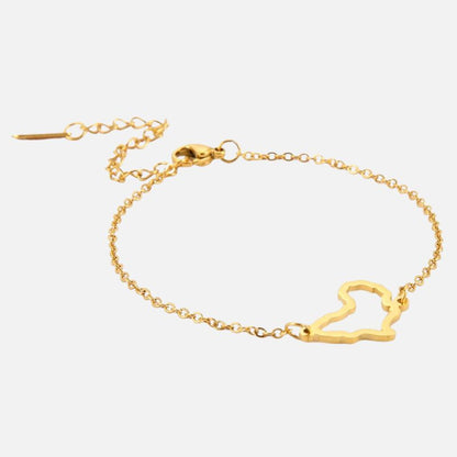 Bracelet Africain Femme Fin Ajustable Acier Inoxydable