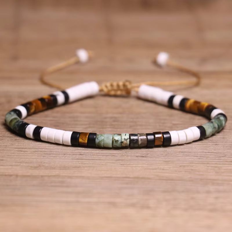 Bracelet Africain Homme En Perles Naturelles