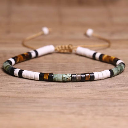 Bracelet Africain Homme En Perles Naturelles