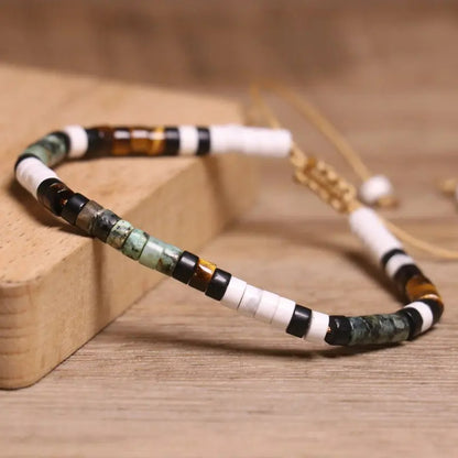 Bracelet Africain Homme En Perles Naturelles