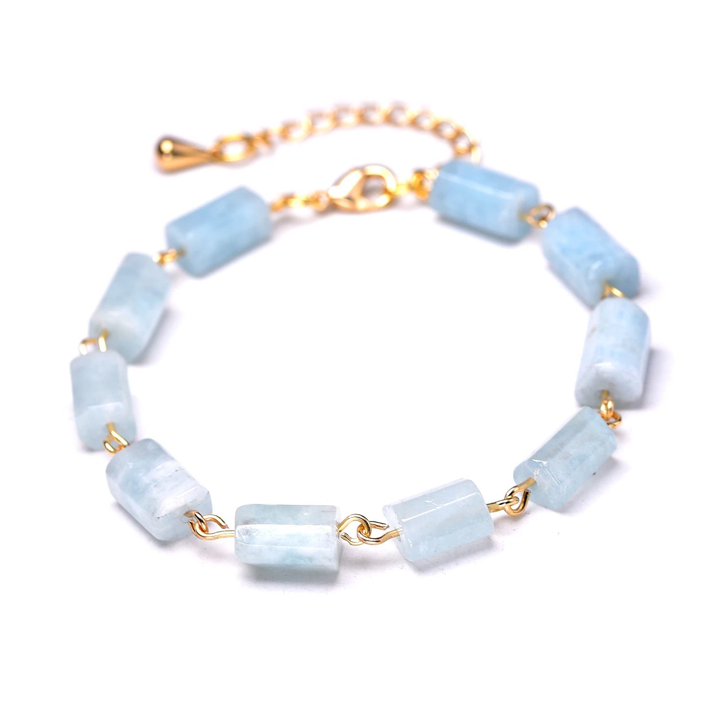 Bracelet Aigue Marine Femme Éclat Céleste