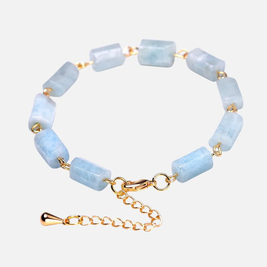 Bracelet Aigue Marine Femme Éclat Céleste