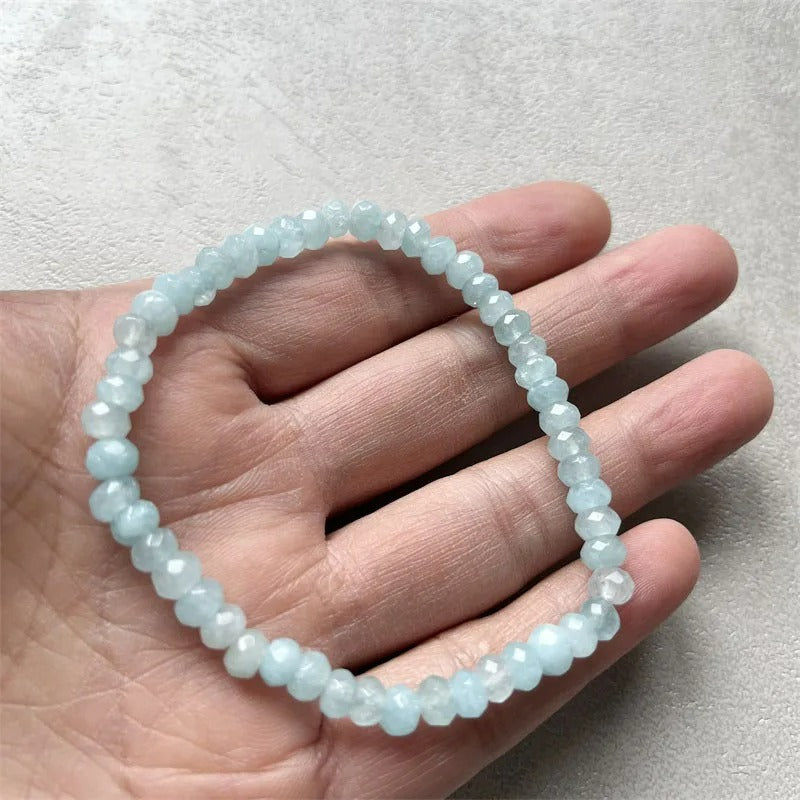 Bracelet Aigue Marine Femme Lumière Subtile