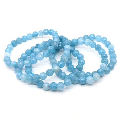 Bracelet Aigue Marine Femme Raffinement Bleu