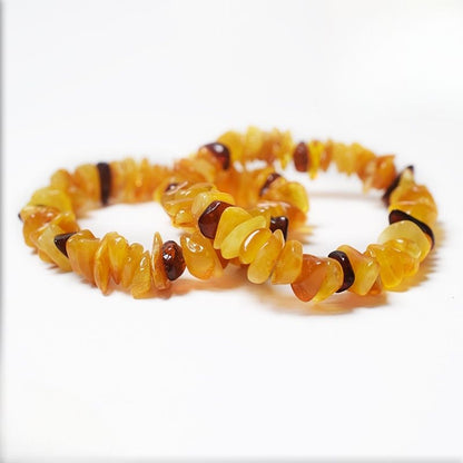 Bracelet Ambre Femme Brute Et Chaleur Naturelle