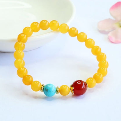Bracelet Ambre Femme Harmonie Solaire Et Vibrante