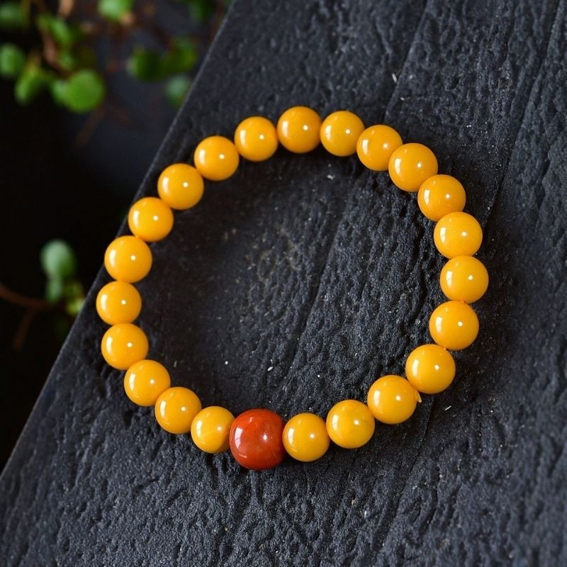 Bracelet Ambre Femme Minimalisme Solaire