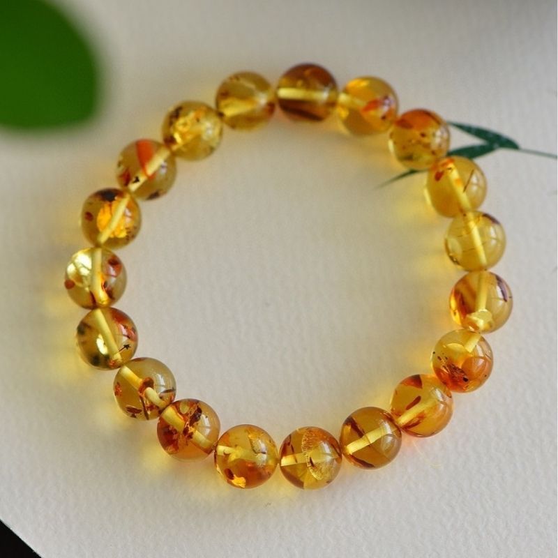 Bracelet Ambre Femme – Perles Solaires Et Émotion Subtile