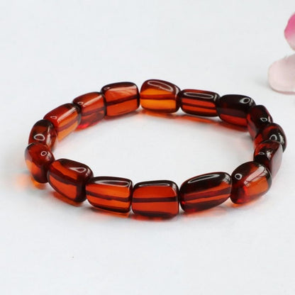 Bracelet Ambre Homme Reflets Chauds