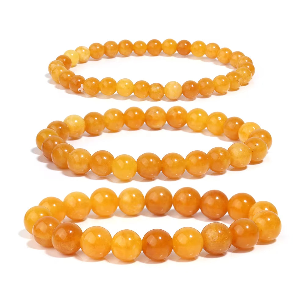 Bracelet Ambre Lot de 3 sur fond blanc