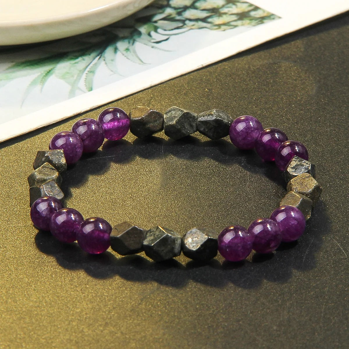 Bracelet Améthyste Homme Force Minérale