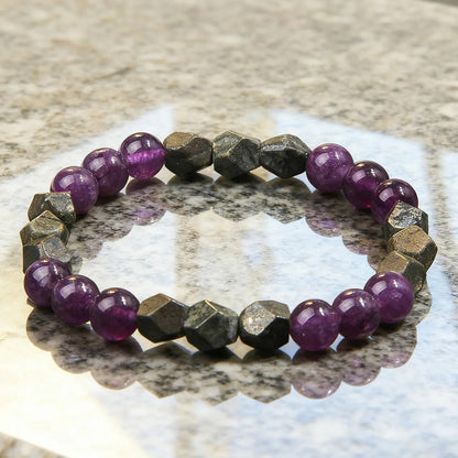 Bracelet Améthyste Homme Force Minérale