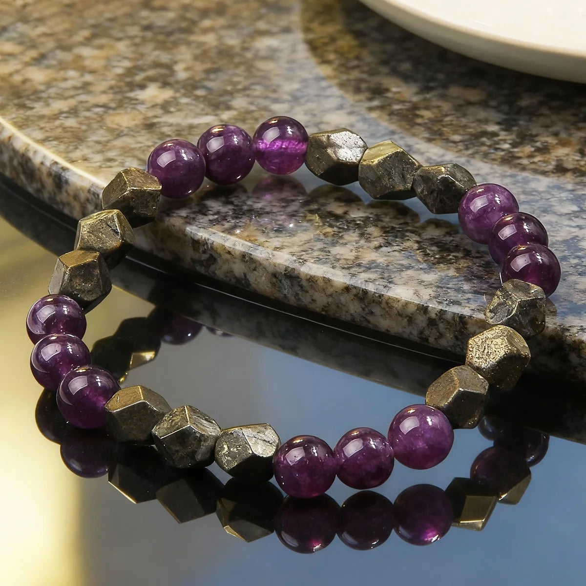 Bracelet Améthyste Homme Force Minérale