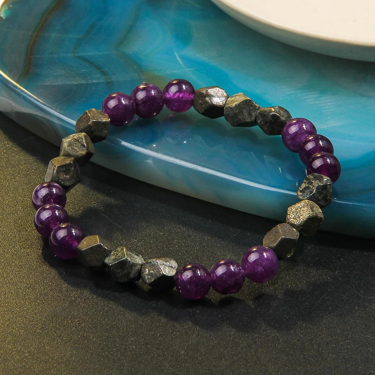 Bracelet Améthyste Homme Force Minérale