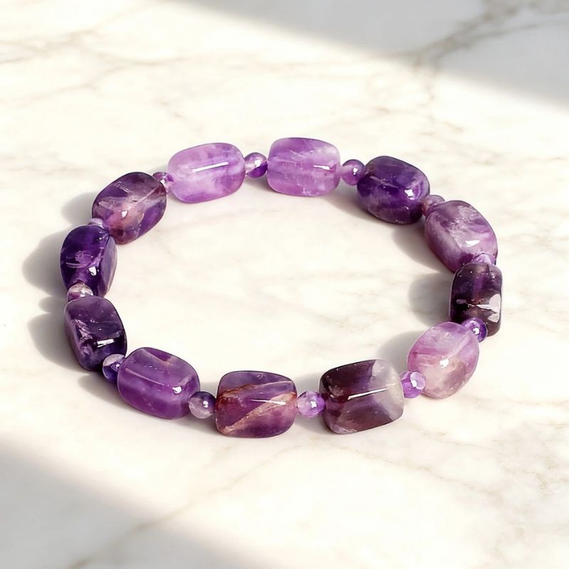 Bracelet Améthyste Homme Serein