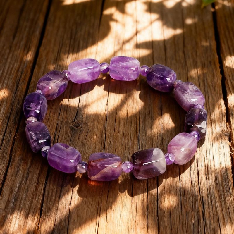 Bracelet Améthyste Homme Serein