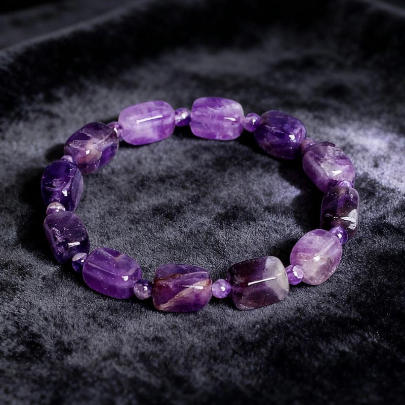 Bracelet Améthyste Homme Serein