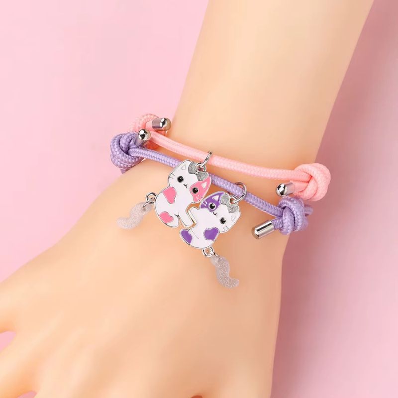 Bracelet Amitié BFF Chat pour Enfant