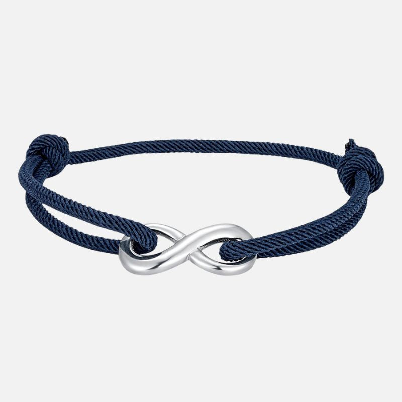Bracelet Amour Homme Signe Infini Acier Inoxydable