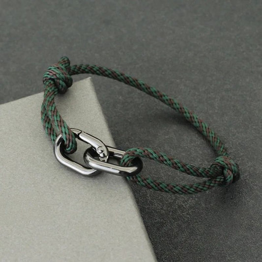 Bracelet Amour Homme Stylé Mousquetons