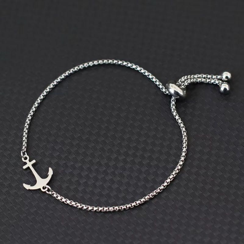 Bracelet Ancre Femme Élégance Acier Inoxydable