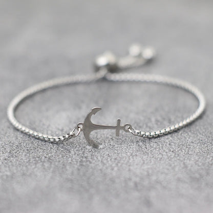 Bracelet Ancre Femme Élégance Acier Inoxydable