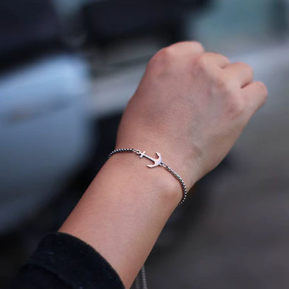 Bracelet Ancre Femme Élégance Acier Inoxydable