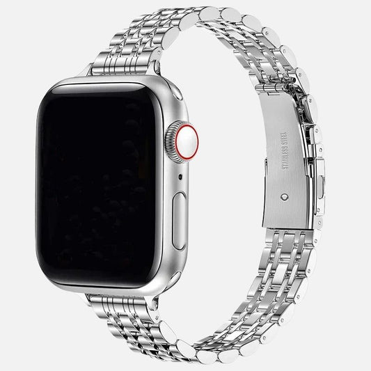 Bracelet Apple Watch Femme Élégant – Acier Inoxydable