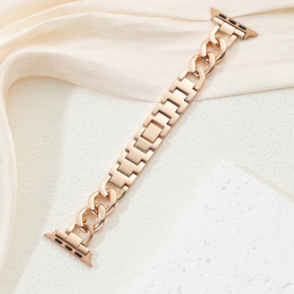 Bracelet Apple Watch Femme Maillons Cuivrés – Acier Inoxydable