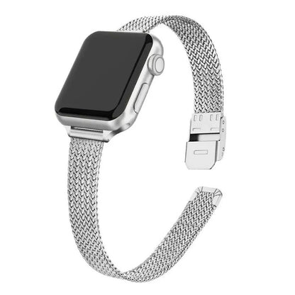 Bracelet Apple Watch Femme Style Milan – Acier Inoxydable
