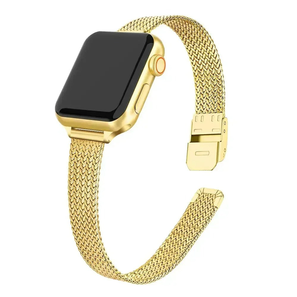 Bracelet Apple Watch Femme Style Milan – Acier Inoxydable