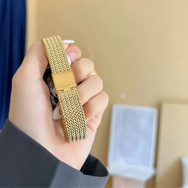 Bracelet Apple Watch Femme Style Milan – Acier Inoxydable