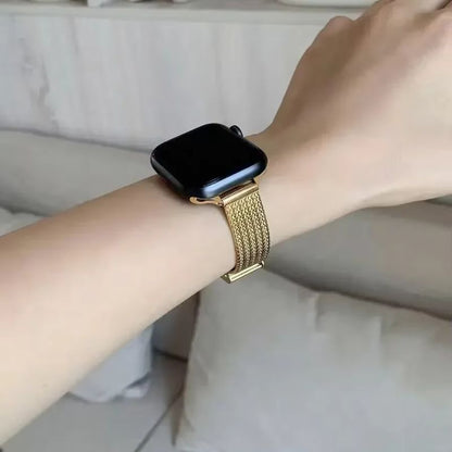 Bracelet Apple Watch Femme Style Milan – Acier Inoxydable