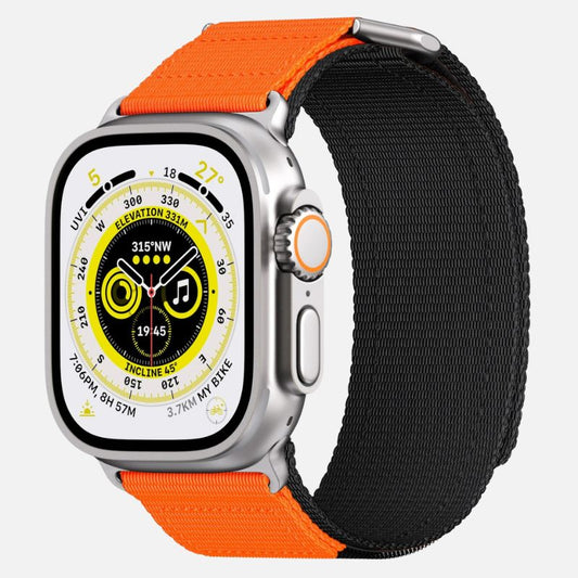 Bracelet Apple Watch Homme Nylon Sport Bicolore
