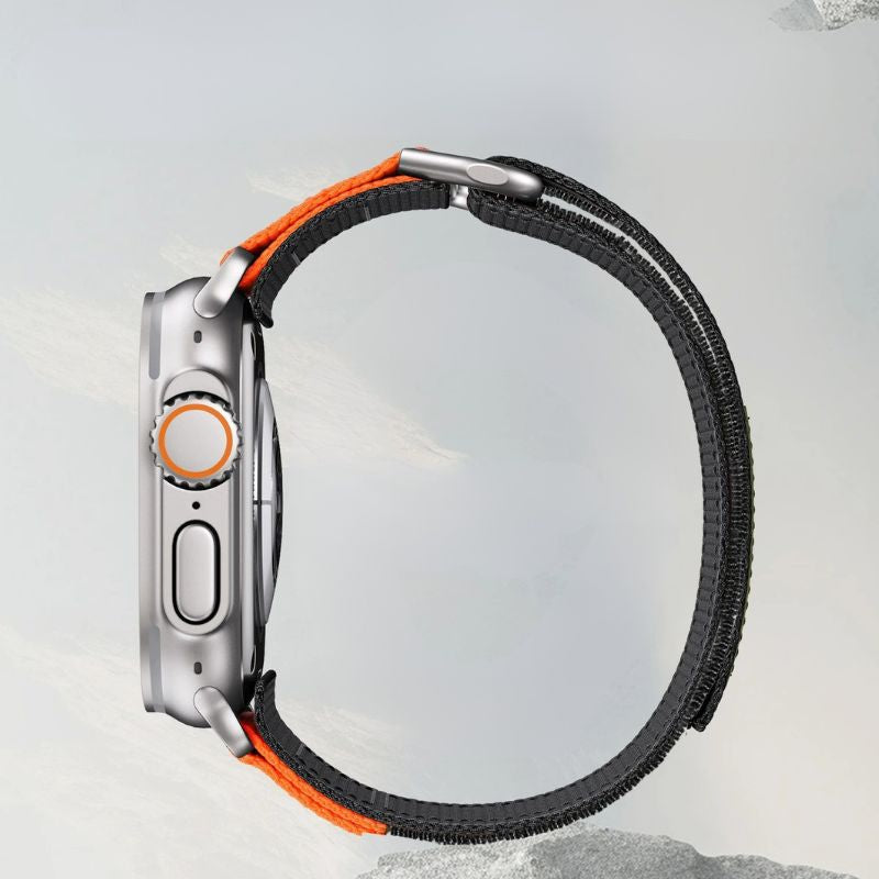 Bracelet Apple Watch Homme Nylon Sport Bicolore