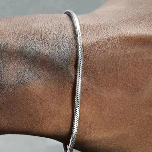 Bracelet Argenté en Argent Sterling