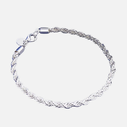 Bracelet Argenté et Torsadé