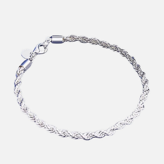 Bracelet Argenté et Torsadé